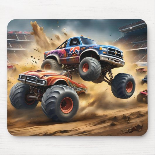 Chaos auf Rädern: Monster Truck Smash Derby, Mousepad (Vorne)
