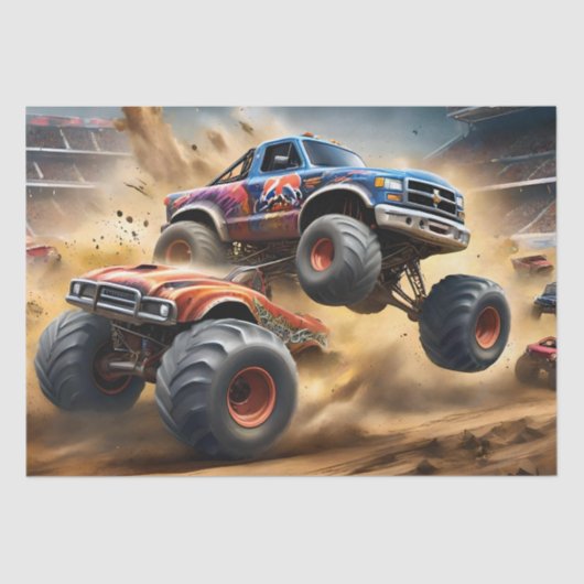 Chaos auf Rädern: Monster Truck Smash Derby, Seidenpapier (Vorderseite)