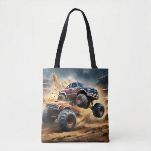 Chaos auf Rädern: Monster Truck Smash Derby Tasche