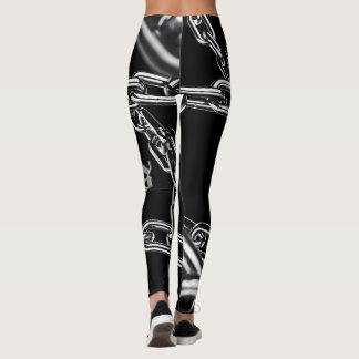 CHAOS Chains Metallic Grunge Streetwear Leggings