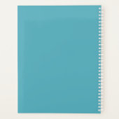 Chaos Coordinator Blue Personalized Name Planer (Rückseite)