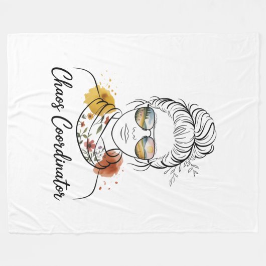 Chaos Coordinator Fleecedecke (Vorderseite (Horizontal))