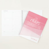 Chaos Coordinator Girly Pink Personalisierter Name Planer (Anzeige)