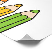 Chaos Coordinator Lehrer Poster (Ecke)