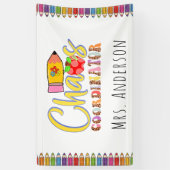 Chaos Coordinator Lehrer Poster Banner (Vertikal)