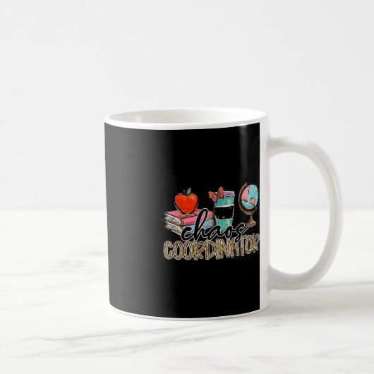 Chaos Coordinator Lehrer Spaß Lehrer Spaß Leopar Kaffeetasse (Rechts)
