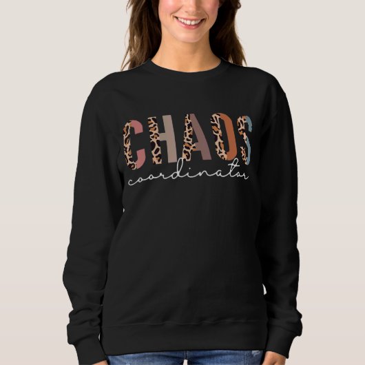 Chaos Coordinator Leopard Sweatshirt (Vorderseite)