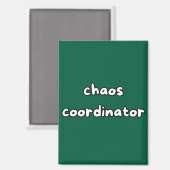 chaos coordinator magnet (Vorderseite/Rückseite)