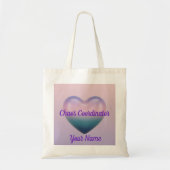 Chaos Coordinator MAMA Heart Floral Purple Tragetasche (Vorne)
