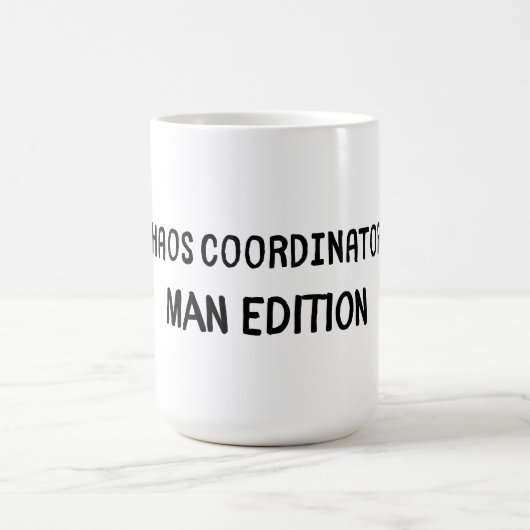 Chaos Coordinator-Man Edition Kaffeetasse (Mittel)