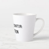 Chaos Coordinator-Man Edition Milchtasse (Rechts)