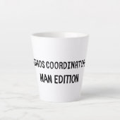 Chaos Coordinator-Man Edition Milchtasse (Vorderseite)