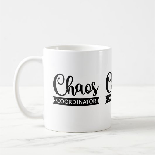 Chaos Coordinator Meme Tasse (Links)