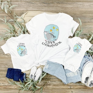 Chaos Coordinator, Mommy and Me, Mama Chicken T-Shirt