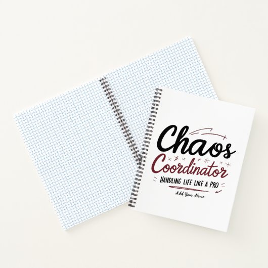 Chaos Coordinator Mousepad - Personalisierter Schr Notizblock (Innenseite)