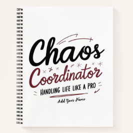 Chaos Coordinator Mousepad - Personalisierter Schr Notizblock