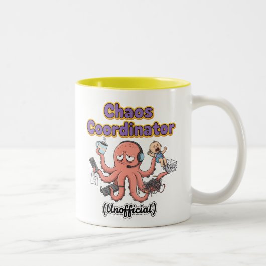 Chaos Coordinator mug Zweifarbige Tasse (Rechts)