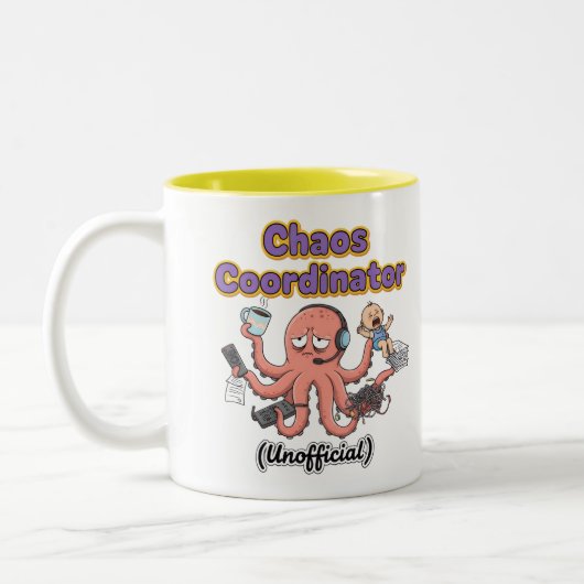 Chaos Coordinator mug Zweifarbige Tasse (Links)