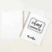 Chaos Coordinator Notebook – Funny Teacher Quote Planer (Anzeige)