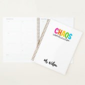 Chaos Coordinator Notebook – Funny Teacher Quote Planer (Anzeige)