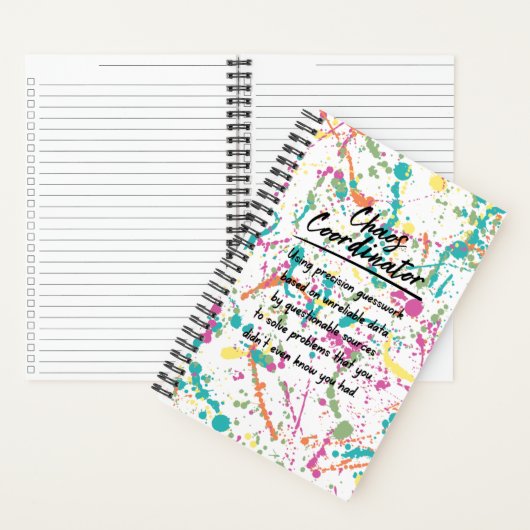 Chaos Coordinator-Notebook Notizblock (Innen)