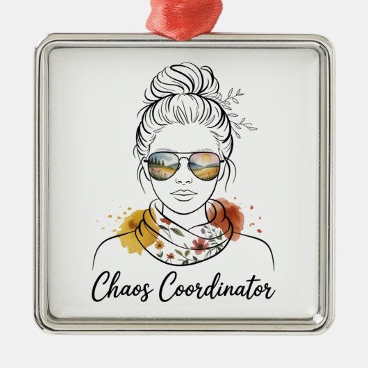 Chaos Coordinator Ornament Aus Metall (Vorne)