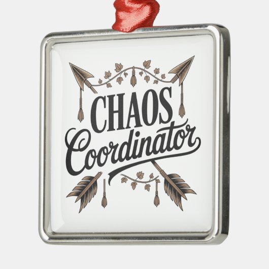 Chaos Coordinator Ornament Aus Metall (Links)