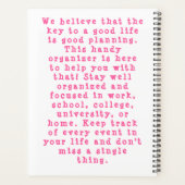 Chaos Coordinator Planner Planer (Rückseite)