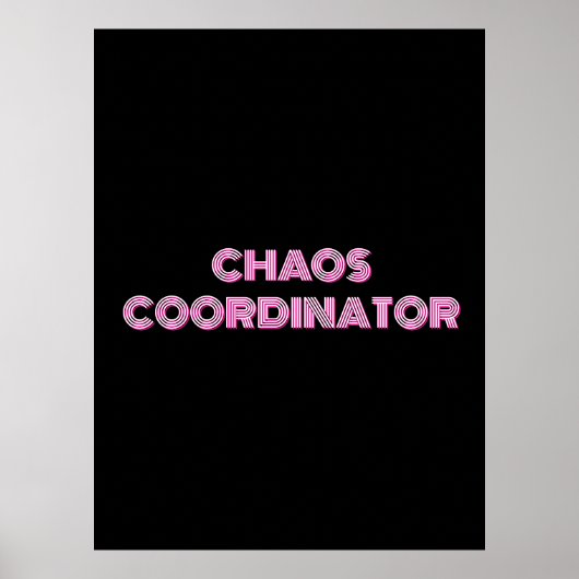 CHAOS COORDINATOR POSTER (Vorne)