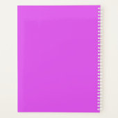 Chaos Coordinator Purple Personalized Name Planer (Rückseite)