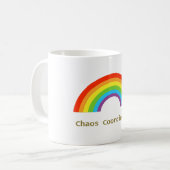 Chaos Coordinator Rainbow Kaffeetasse (Vorderseite Links)
