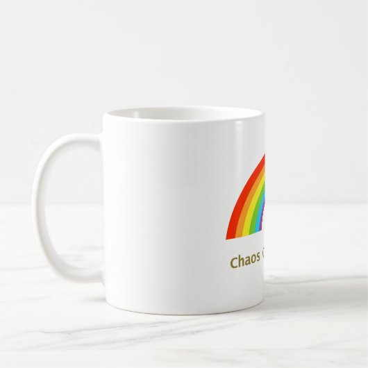 Chaos Coordinator Rainbow Kaffeetasse (Links)