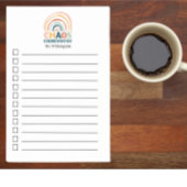 Chaos Coordinator retro boho Regenbogen personalis Post-it Klebezettel