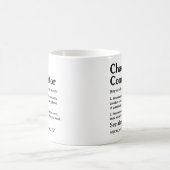 Chaos Coordinator Sarcastic Miracle Worker Funny Kaffeetasse (Mittel)