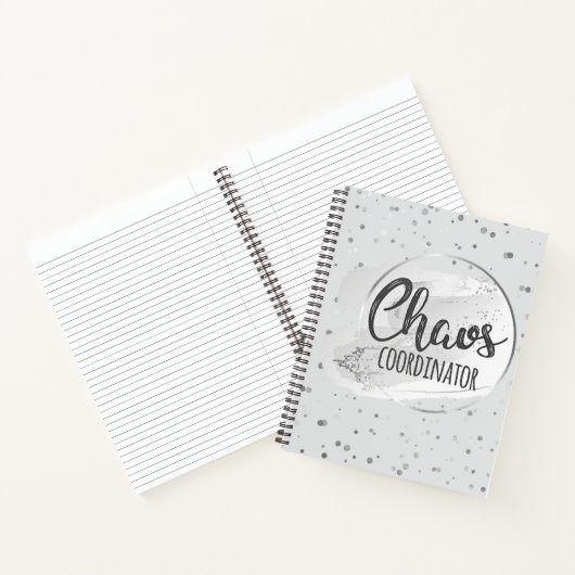 Chaos Coordinator Silver Notebook Planner Notizblock (Innenseite)