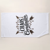 Chaos Coordinator Strandtuch (Vorderseite)