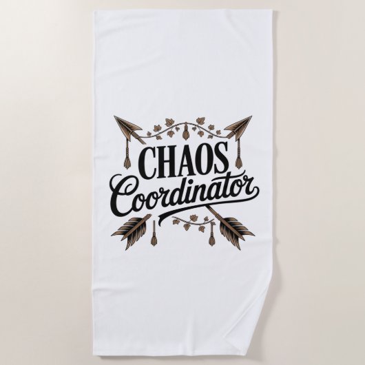 Chaos Coordinator Strandtuch (Vorderseite)