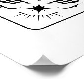 Chaos Coordinator Tarot Yoga Coworker Kaffeegenuss Poster (Ecke)