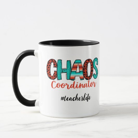 Chaos Coordinator Teacher Tasse (Links)