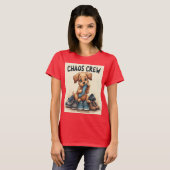Chaos-Crew: mutig und aufsässig T-Shirt (Vorne ganz)