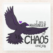Chaos Crow Glasuntersetzer (Vorderseite)