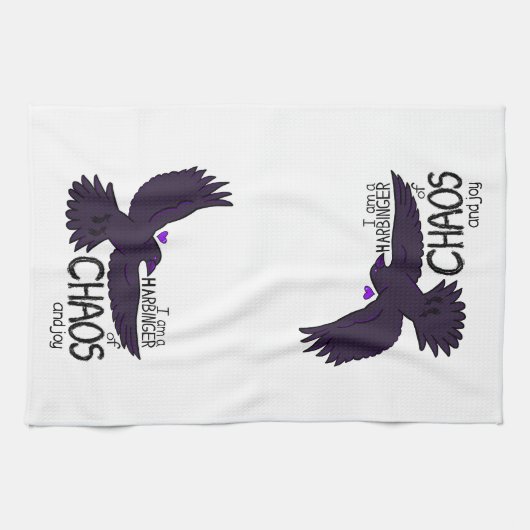 Chaos Crow Tapestry Geschirrtuch (Horizontal)