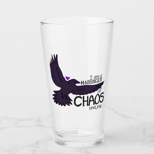 Chaos Crow Tapestry Glas (Vorderseite)