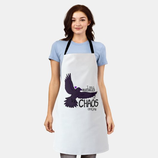 Chaos Crow Tapestry Schürze (Getragen)