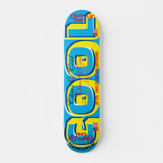 CHAOS DES COOLEN JMT 7 3/4" Skateboard Deck (Vorne)