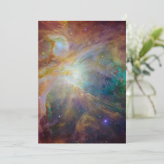 Chaos im Herzen des Orion Spitzer Hubble Composite Feiertagskarte