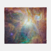 Chaos im Herzen des Orion Spitzer Hubble Composite Fleecedecke (Vorderseite (Horizontal))