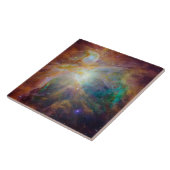 Chaos im Herzen des Orion Spitzer Hubble Composite Fliese (Seite)