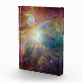 Chaos im Herzen des Orion Spitzer Hubble Composite Fotoblock (Rechts)