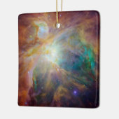 Chaos im Herzen des Orion Spitzer Hubble Composite Keramikornament (Links)
